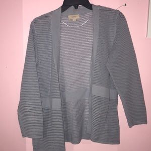 Grey cardigan